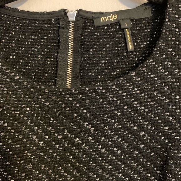 Maje Rabata Tiered Tweed Dress - Picture 4 of 6